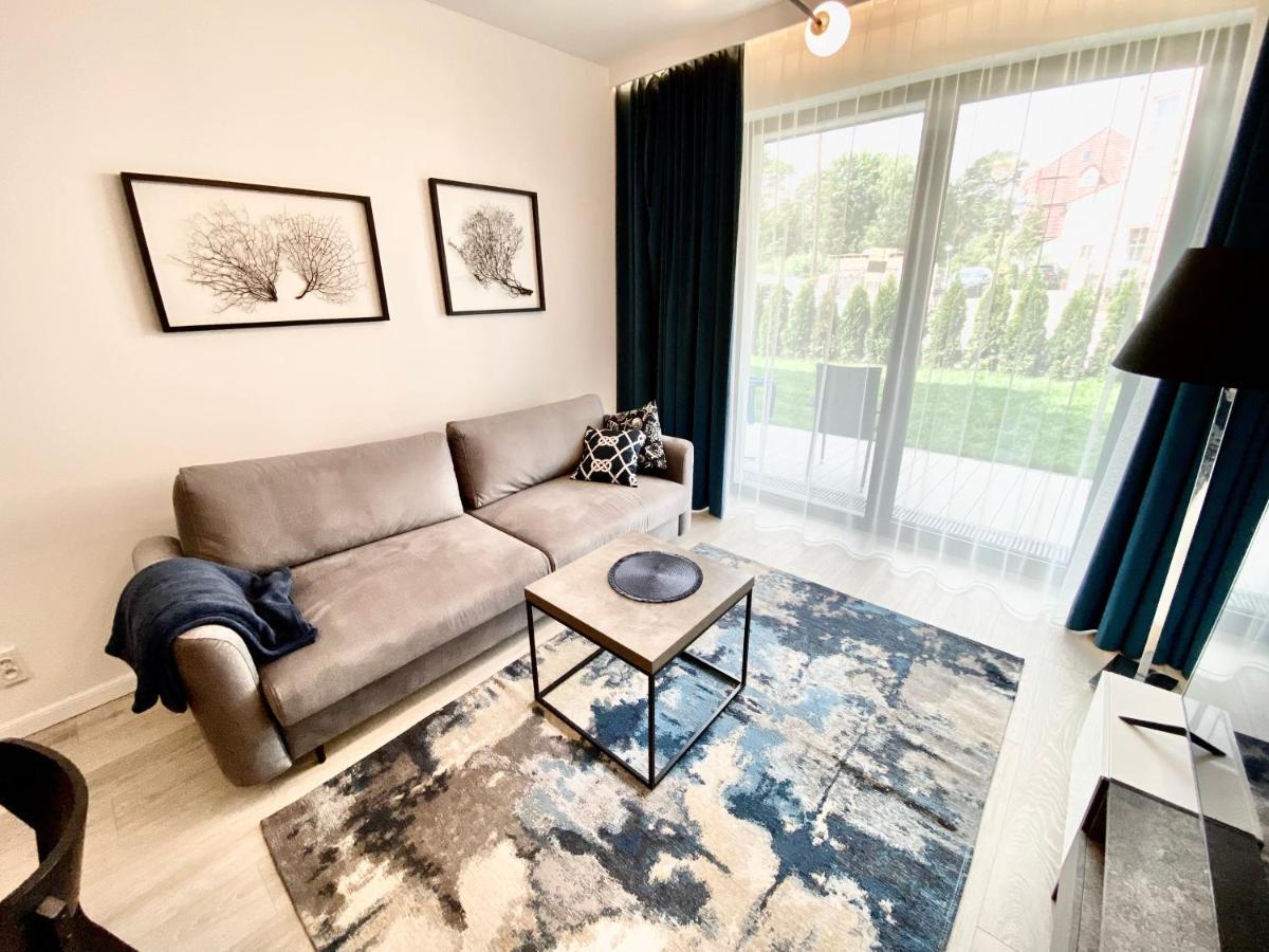 Przy Plazy - Z Prywatnym Ogrodkiem Rezydencja Niechorze Apartment Ngoại thất bức ảnh