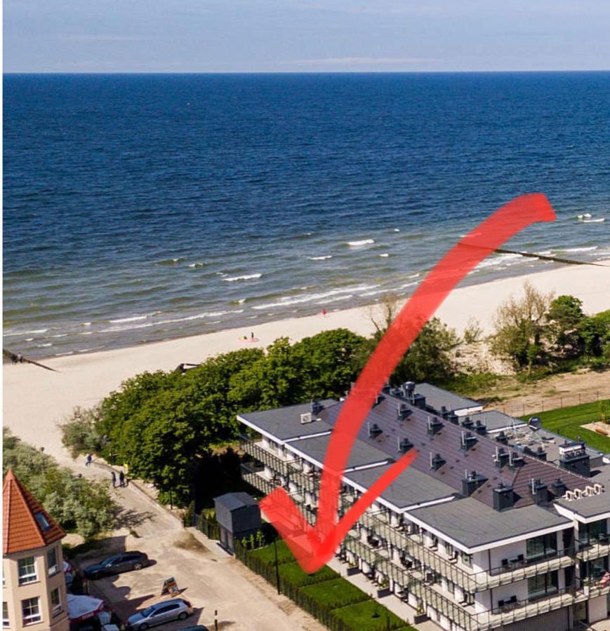 Przy Plazy - Z Prywatnym Ogrodkiem Rezydencja Niechorze Apartment Ngoại thất bức ảnh